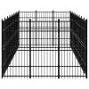 Outdoor Dog Kennel Steel 267.8 ftÂ²