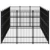 Outdoor Dog Kennel Steel 238.1 ftÂ²