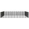 Outdoor Dog Kennel Steel 892.8 ftÂ²