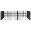 Outdoor Dog Kennel Steel 486.1 ftÂ²