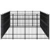 Outdoor Dog Kennel Steel 317.4 ftÂ²