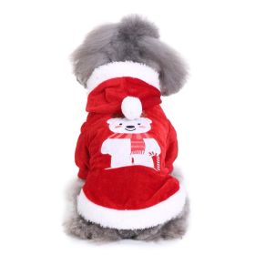 Pet Clothes Creative Halloween Christmas Dog Clothes (Option: SZD43 Christmas Bear-S)
