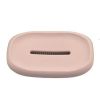 Soap Holder 2-in-1 Silicone + Soft Bath Brush Soap Box for Home Travel Soap Dish Bathroom Accessories
