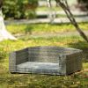 Dog Bed; Pet Bed; Pet Enclosures; Pet Outdoor Furniture; Pet Patio Furniture; Seasonal PE Wicker Pet Furniture; Dog Bed With Cushion