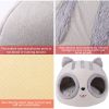 Soft Round Cat Deep Sleep Comfort In Winter Cat Bed Dog Iittle Mat Basket Small Cat Dog House Portable Pets Tent Cozy Cave Nest