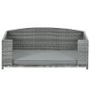 Dog Bed; Pet Bed; Pet Enclosures; Pet Outdoor Furniture; Pet Patio Furniture; Seasonal PE Wicker Pet Furniture; Dog Bed With Cushion
